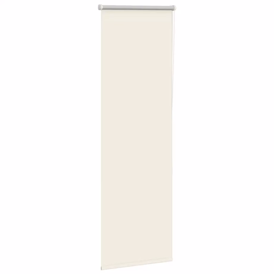 Pimendav ruloo keti- ja klambrikinnitusega, koltunud valge, 55 x 130 cm, kanga laius 50,7 cm - 3