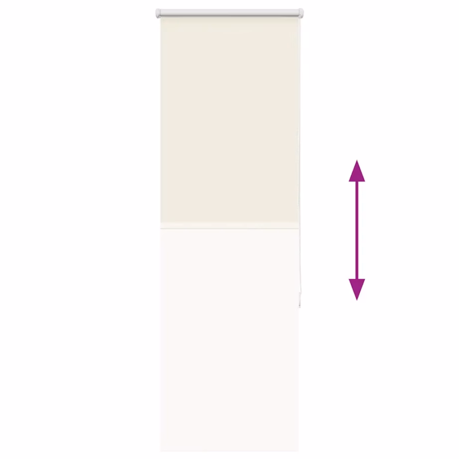 Pimendav ruloo kettmehhanismiga, koltunud valge, 55 x 150 cm – 5