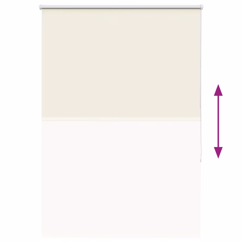 Pimendav ruloo privaatsuse tagamiseks, koltunud valge, 90 x 130 cm, kettimehhanismiga – 5