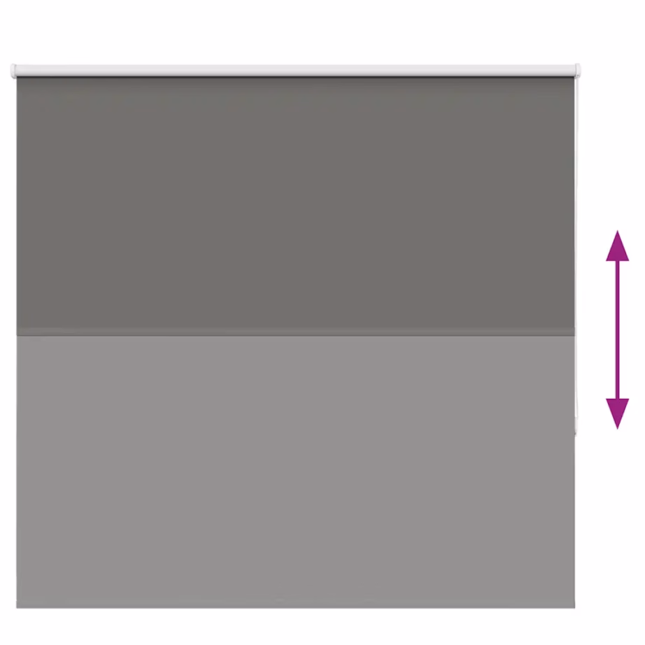 Pimendav ruloo kettimehhanismiga, hall, 150 x 130 cm, 100% polüester – 5