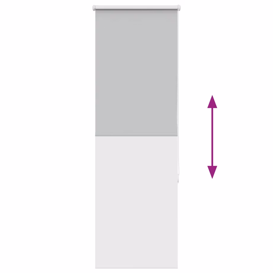 Pimendav ruloo helehall, 50 x 175 cm, 100% polüester – 9