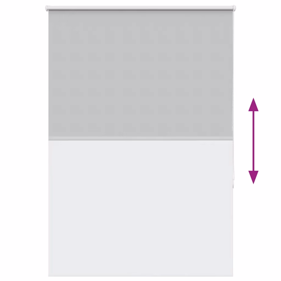 Pimendav ruloo helehall, 90 x 175 cm, ketiühendusega, 100% polüester – 9