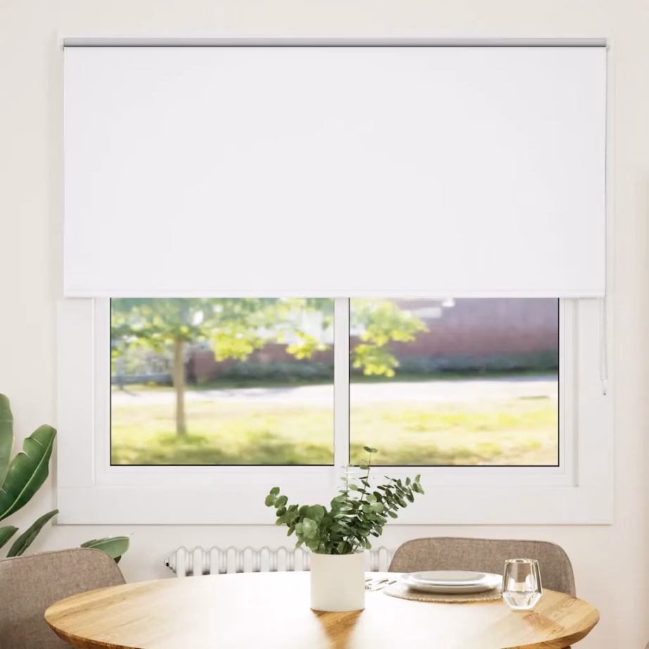 Pimendav ruloo ketiga, valge, 160 x 150 cm, 100% polüester – 2