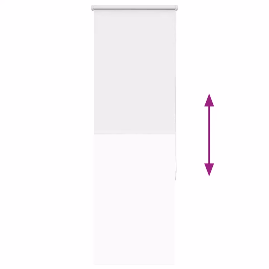 Pimendav ruloo ketiketiga, valge, 55 x 130 cm, kanga laius 50,7 cm, polüester - 9