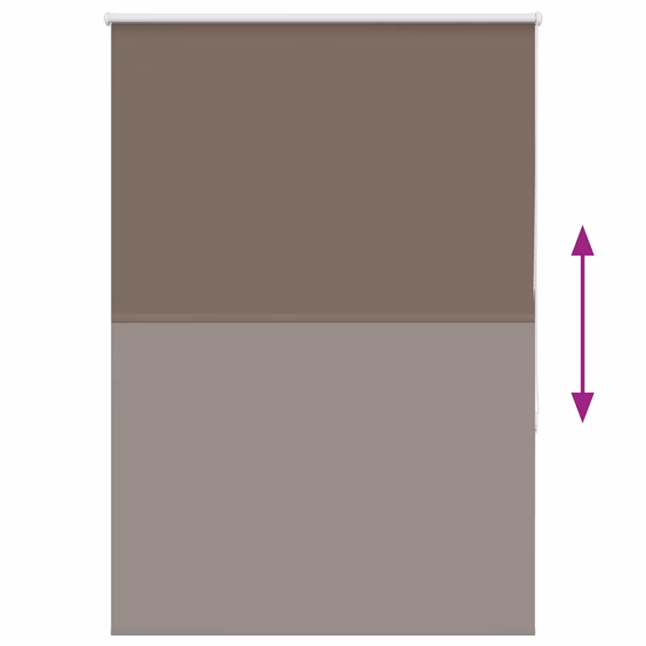 Pimendav ruloo, kohvivärvi, 115 x 130 cm, 100% polüester – 5