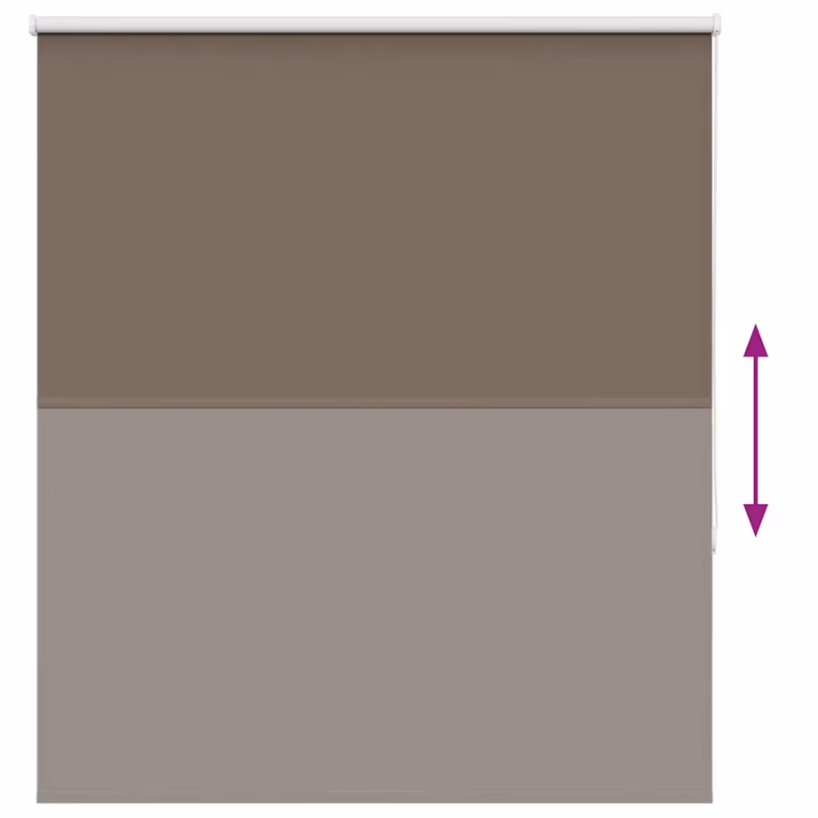 Pimendav ruloo, kohvivärvi, 140 x 175 cm, 100% polüester, alumiiniumsiin – 5