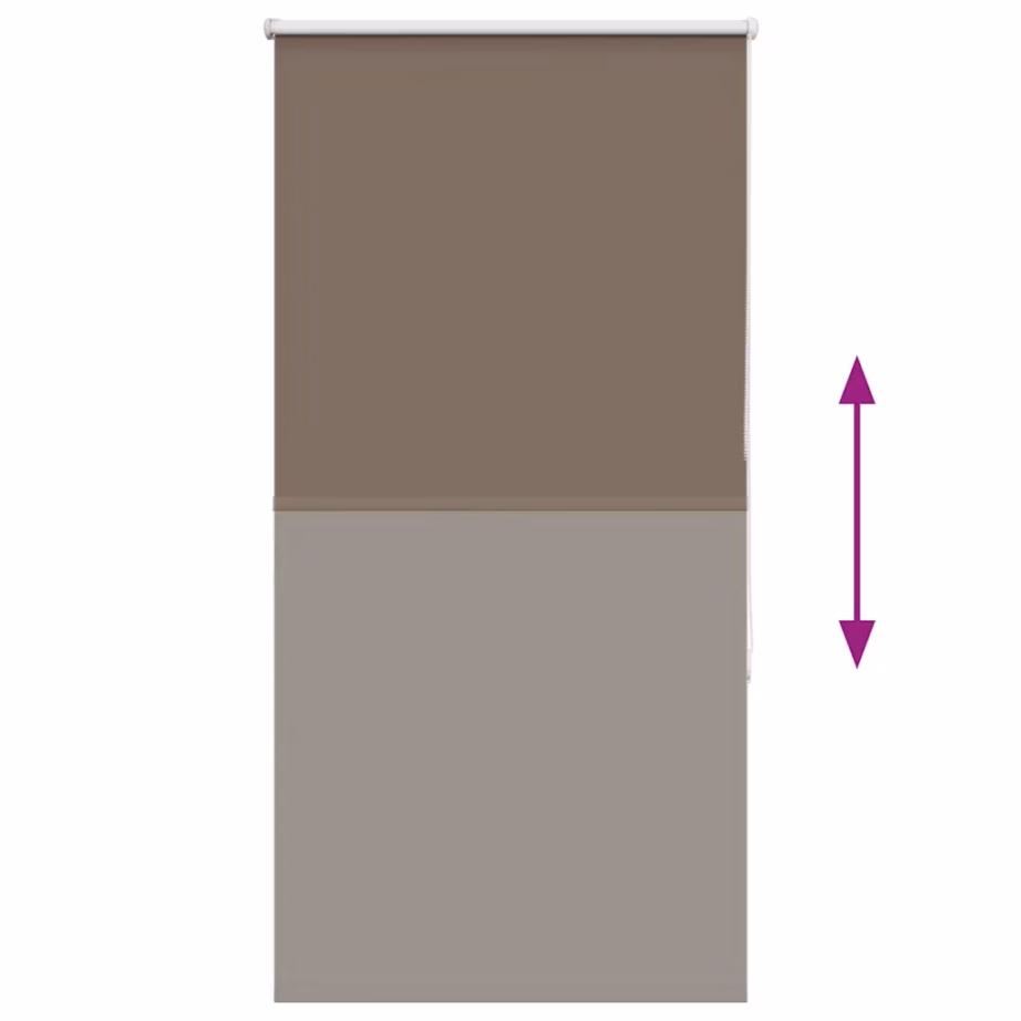 Pimendav ruloo kohvivärvi, 65 x 150 cm, 100% polüester, kanga laius 60,7 cm – 5