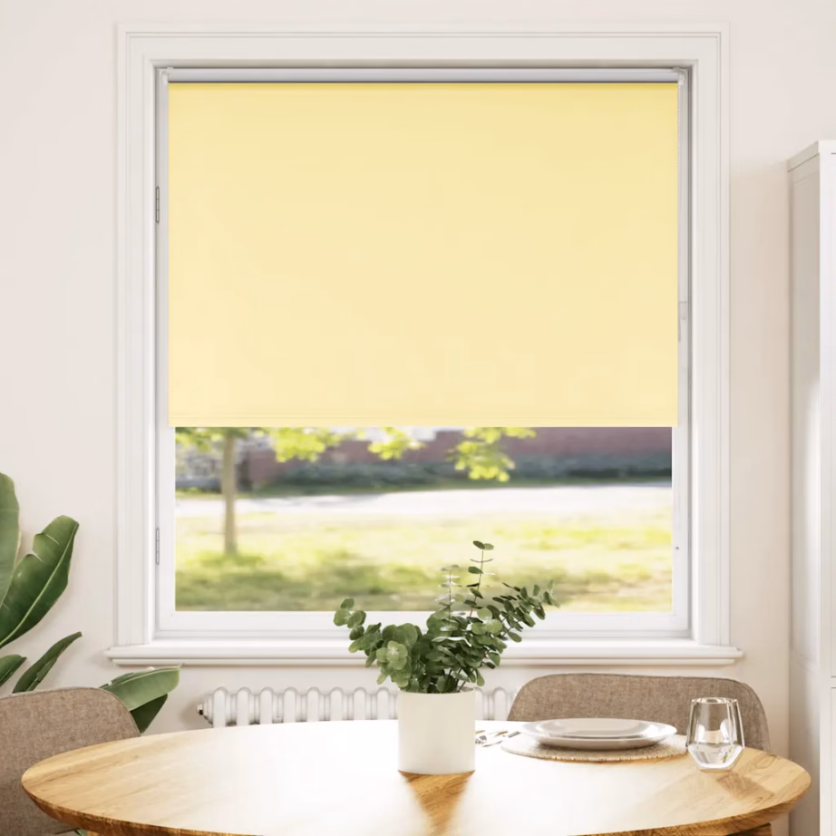 Pimendav ruloo ketiga, kollane, 90 x 150 cm, polüester – 2