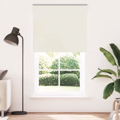 Pimendav ruloo ketiga, murdvalge, 140 x 230 cm, kanga laius 136,6 cm
