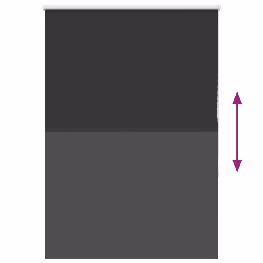 Pimendav ruloo ketiga, must, 115 x 130 cm, polüester, alumiiniumsiiniga – 5