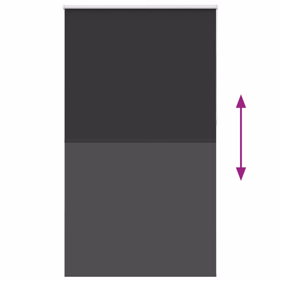 Pimendav ruloo ketiühendusega, must, 135 x 210 cm – 5