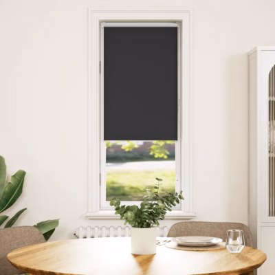 Pimendav ruloo ketiga, must, 40 x 150 cm, polüester, puurimata paigaldusvõimalusega