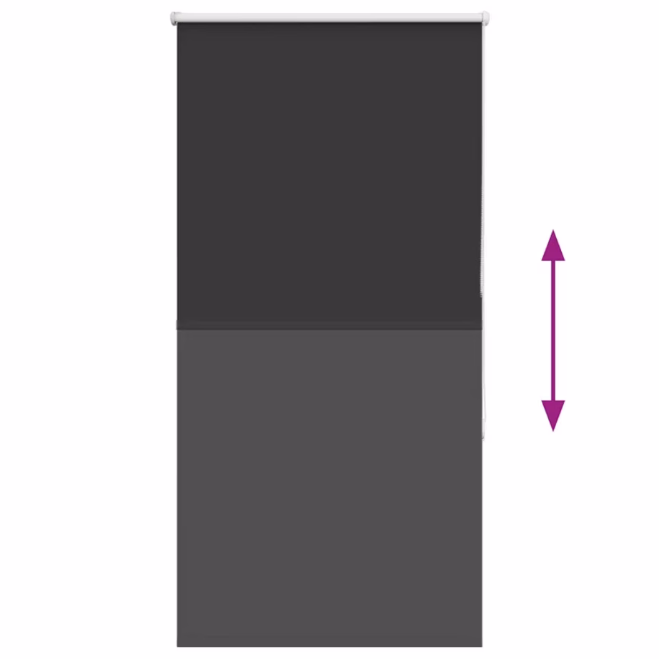 Pimendav ruloo kettmehhanismiga, must, 75 x 130 cm, kanga laius 70,7 cm, polüester – 5