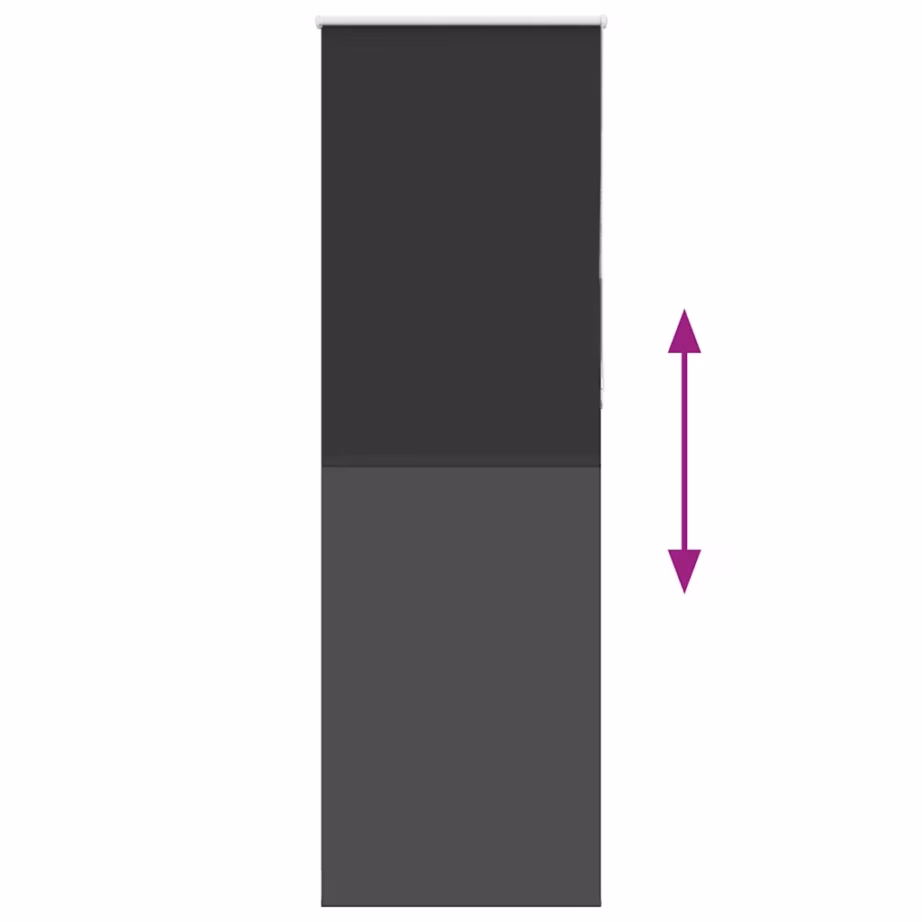 Pimendav ruloo kettimehhanismiga, must, puurimiseta paigaldusvõimalusega, 75 x 230 cm – 5