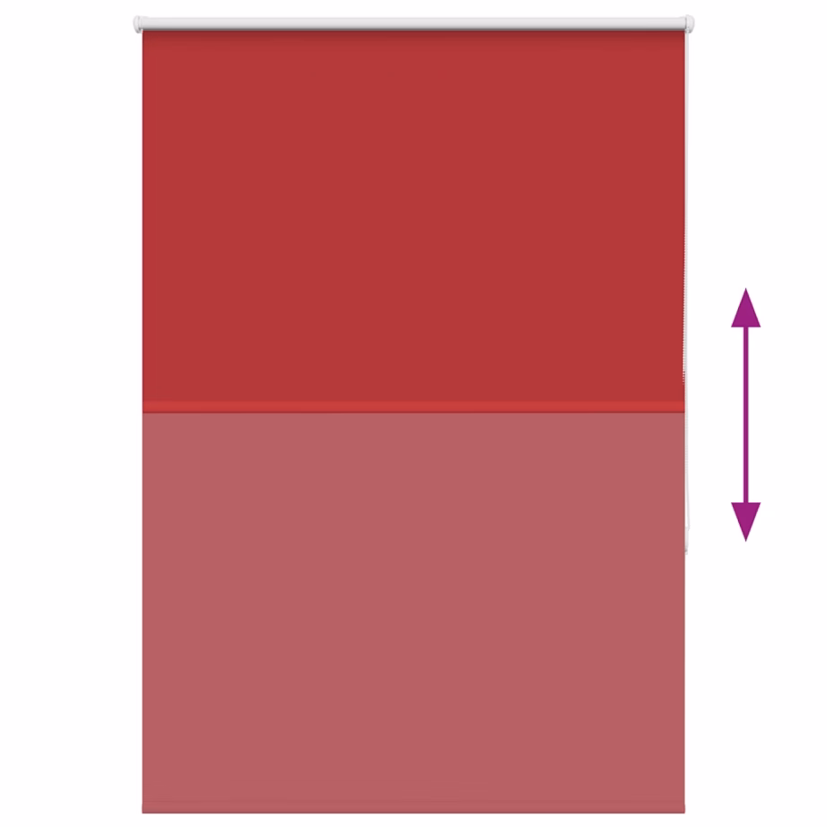 Pimendav ruloo privaatsuse ja valguse reguleerimiseks, punane, 115 x 150 cm, polüester – 5