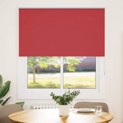 Pimendav ruloo ketiga, punane, 140 x 150 cm, kanga laius 136,6 cm, 100% polüester