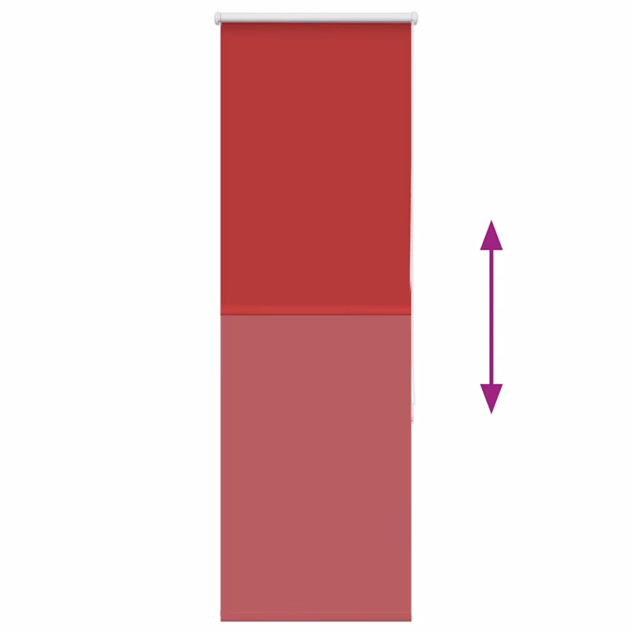 Pimendav ruloo kettmehhanismiga, punane, 60 x 150 cm, polüester – 5