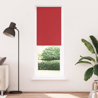 Pimendav ruloo kettmehhanismiga, punane, 80 x 230 cm, 100% polüester
