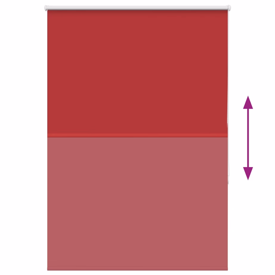 Pimendav ruloo ketimehhanismiga, punane, 95 x 150 cm, kanga laius 90,7 cm, polüester – 5