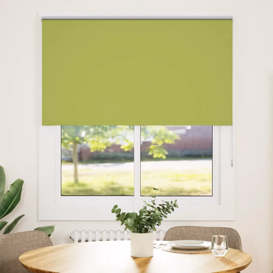 Pimendav ruloo roheliste lehtedega, 120 x 150 cm, kanga laius 116,6 cm - 2