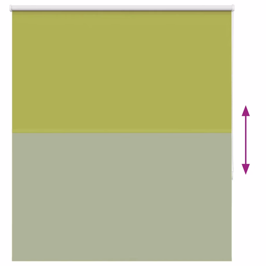 Pimendav ruloo roheliste lehtedega, 120 x 150 cm, kanga laius 116,6 cm - 9