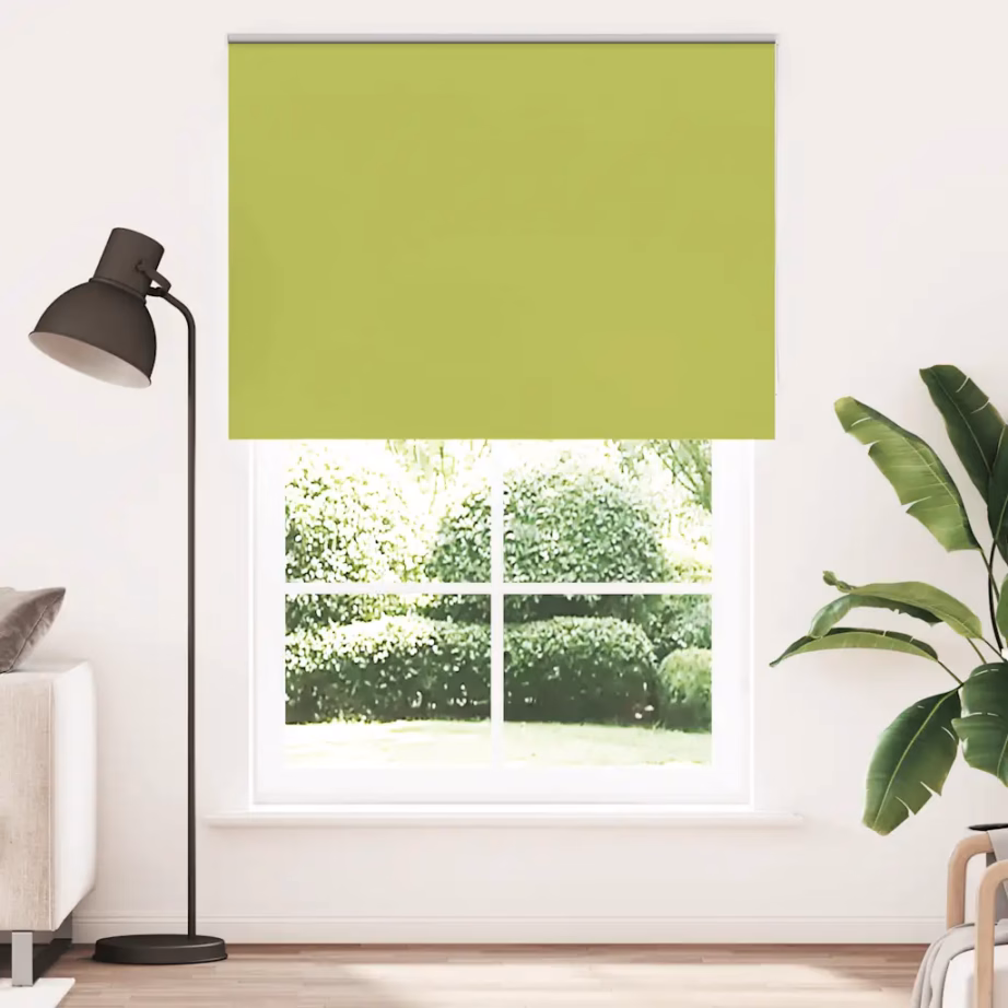 Pimendav ruloo roheliste lehtedega, 155 x 230 cm, kanga laius 151,6 cm - 2