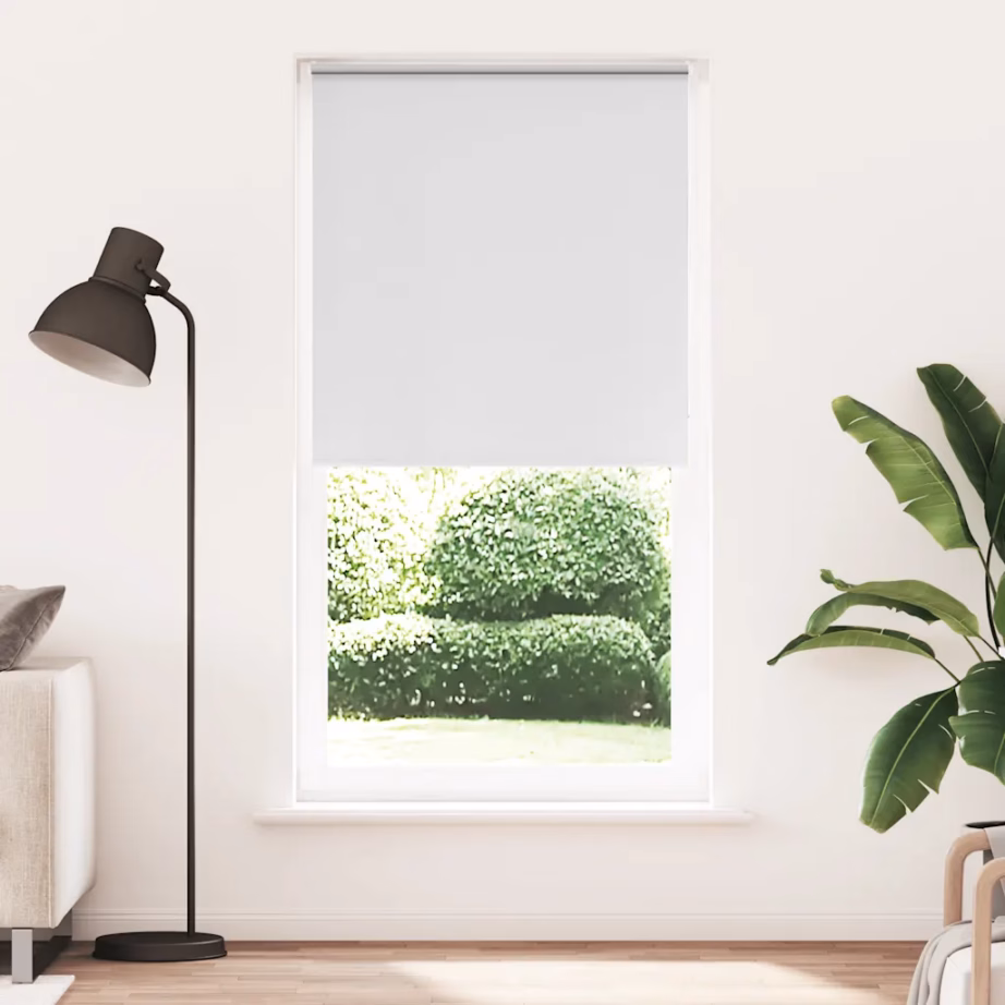 Pimendav ruloo ketiga, valge polüester, 105 x 230 cm - 2