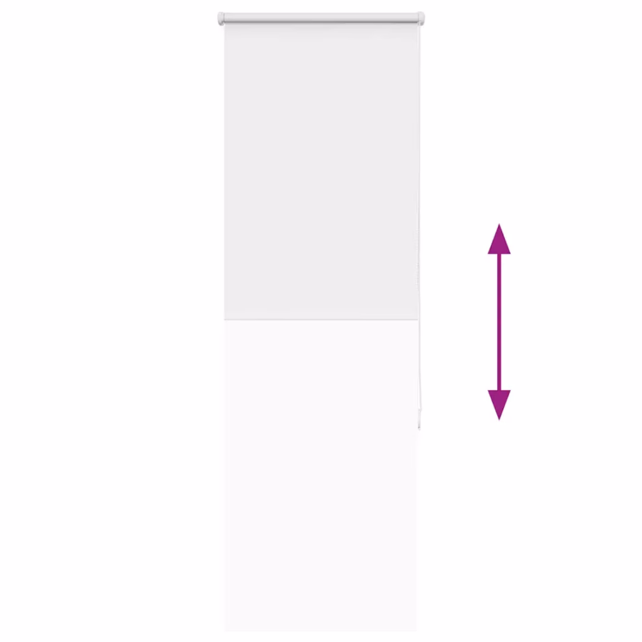 Pimendav ruloo valge, kettmehhanismiga, 45 x 130 cm, polüesterkangas – 9