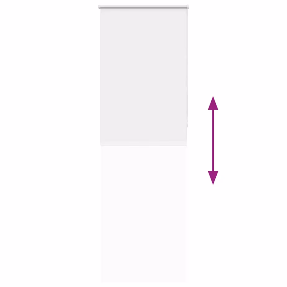 Pimendav ruloo ketiga, valge, 80 x 230 cm, kanga laius 75,7 cm, 100% polüester - 9