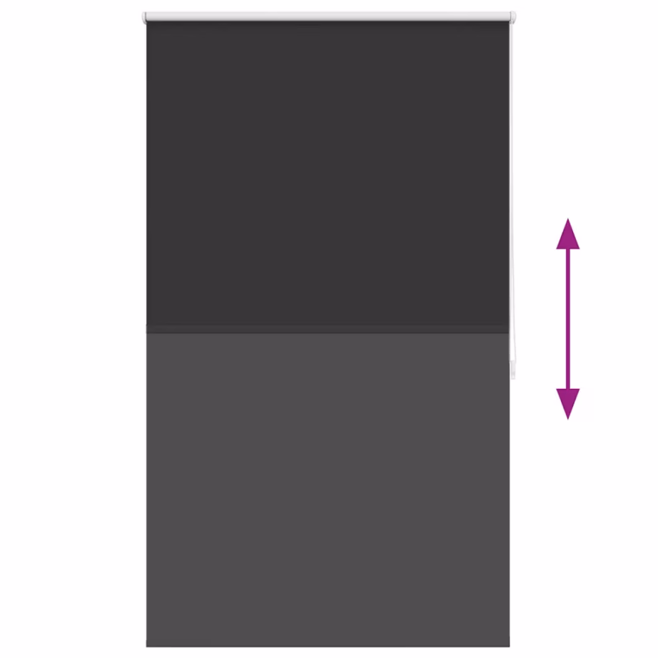 Pimendav termoruloo kettmehhanismiga, must, 120 x 175 cm, 100% polüester – 9