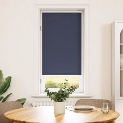 Pimendav termoruloo kettmehhanismiga, mereväesinine/sinine, 40 x 100 cm