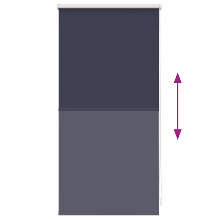 Pimendav termoruloo kettmehhanismiga, mereväesinine/sinine, 40 x 100 cm – 9