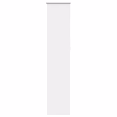 Pimendav ruloo kettmehhanismiga, valge, 50 x 210 cm, polüster, alumiiniumsiiniga