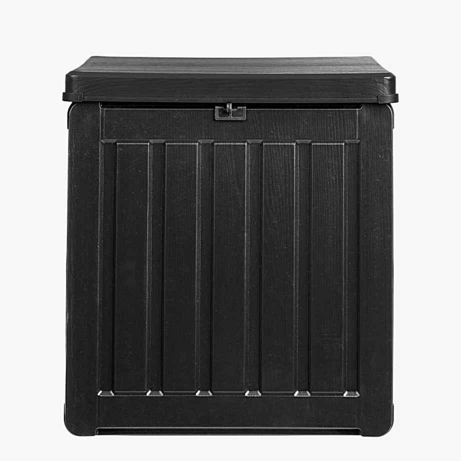 Plastikust istmepatjade hoiukast, must, 76 l Sobra – 6