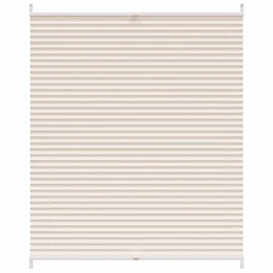 Plisseekardin klambrikinnitusega, kreemjasvalge, 100 x 150 cm – 2