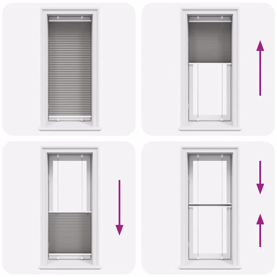 Plisseeritud aknaruloo privaatsuseks, antratsiithall, 65 x 150 cm, kahe paigaldusviisiga – 7