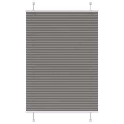 Plisseeritud ruloo privaatsuseks ja päikesekaitseks, antratsiithall, 100 x 150 cm