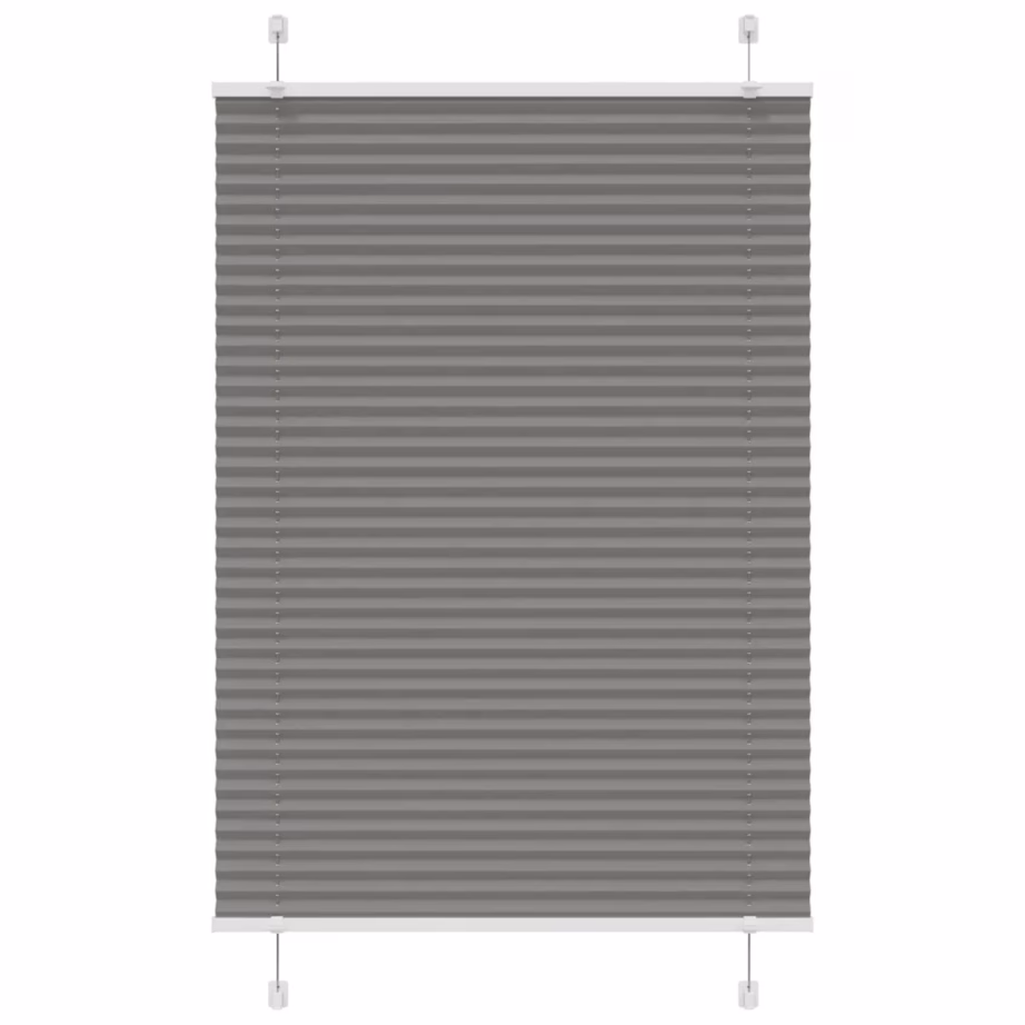 Plisseeritud ruloo antratsiithall 85 x 100 cm, kanga laius 84,4 cm – 2