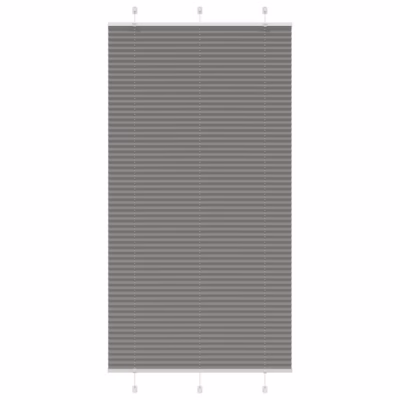 Plisseeritud ruloo privaatsuseks, antratsiithall, 110 x 200 cm, kanga laius 109,4 cm