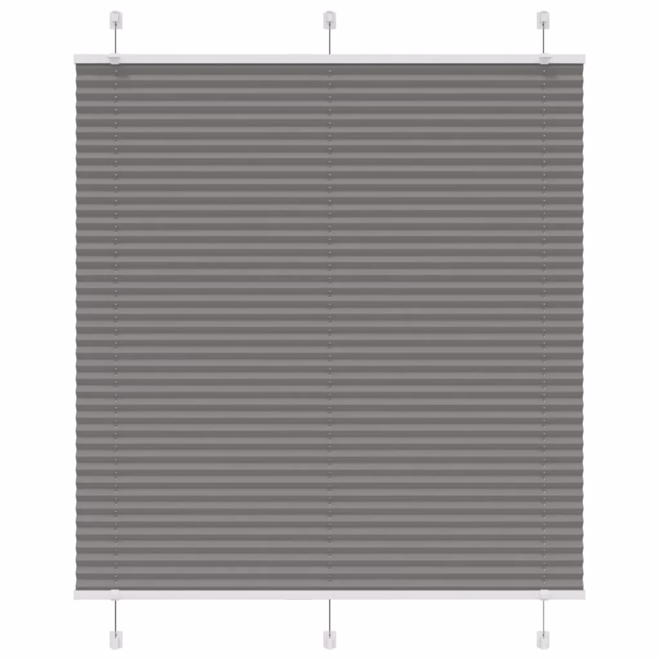 Plisseeritud ruloo antratsiithall 120 x 100 cm, kanga laius 119,4 cm – 2