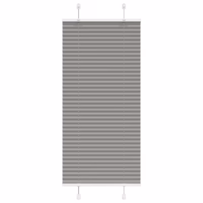 Plisseeritud ruloo antratsiithall 55 x 150 cm, kanga laius 54,4 cm