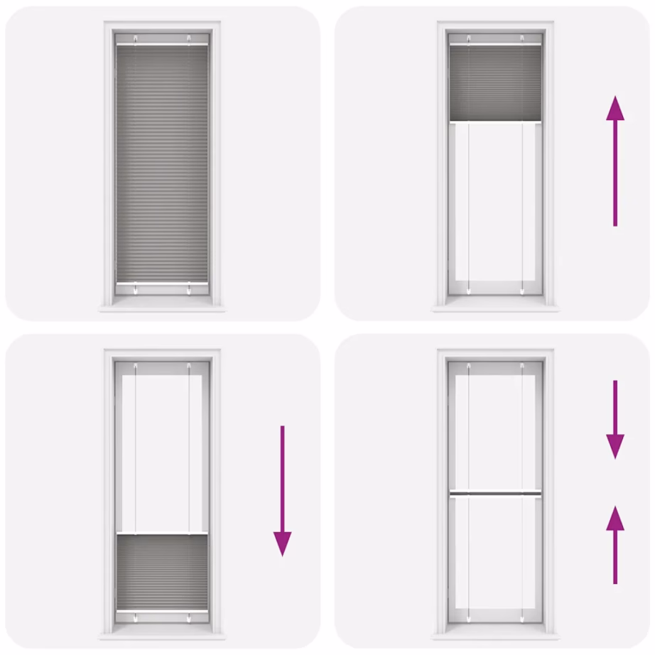 Plisseeritud ruloo privaatsuse ja päikesekaitsega, antratsiithall, 75 x 200 cm – 8