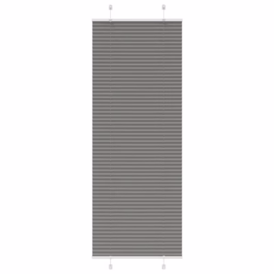 Plisseeritud ruloo antratsiithall, 80 x 200 cm, puurimiseta ja kruvikinnitusega