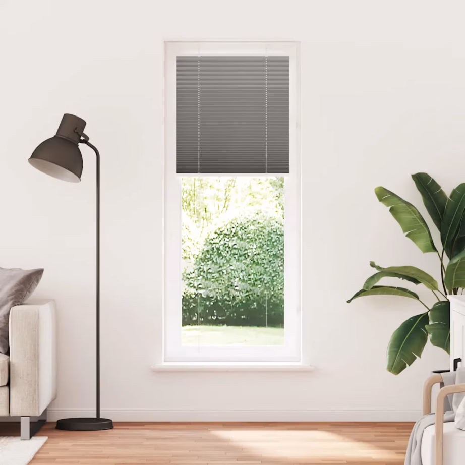 Plisseeritud ruloo antratsiithall, 80 x 200 cm, puurimiseta ja kruvikinnitusega – 2