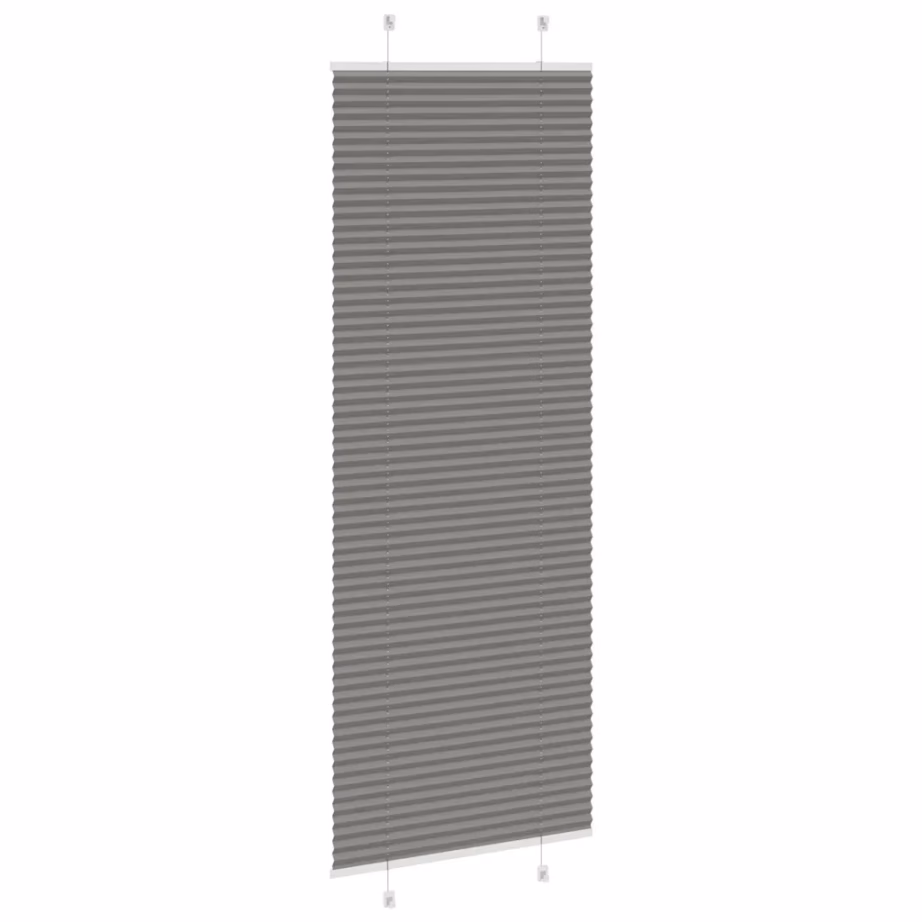 Plisseeritud ruloo antratsiithall, 80 x 200 cm, puurimiseta ja kruvikinnitusega – 4