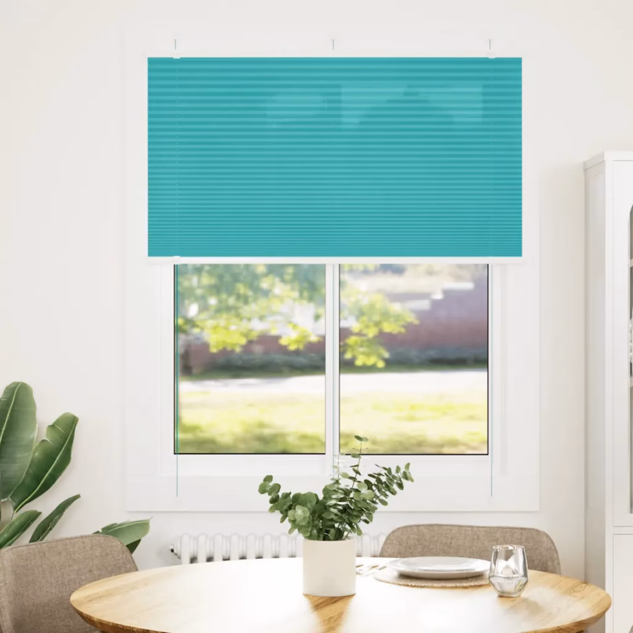 Plisseeritud ruloo bensiiniroheline, 105 x 150 cm, kruvi- ja klambrikinnitusega – 2