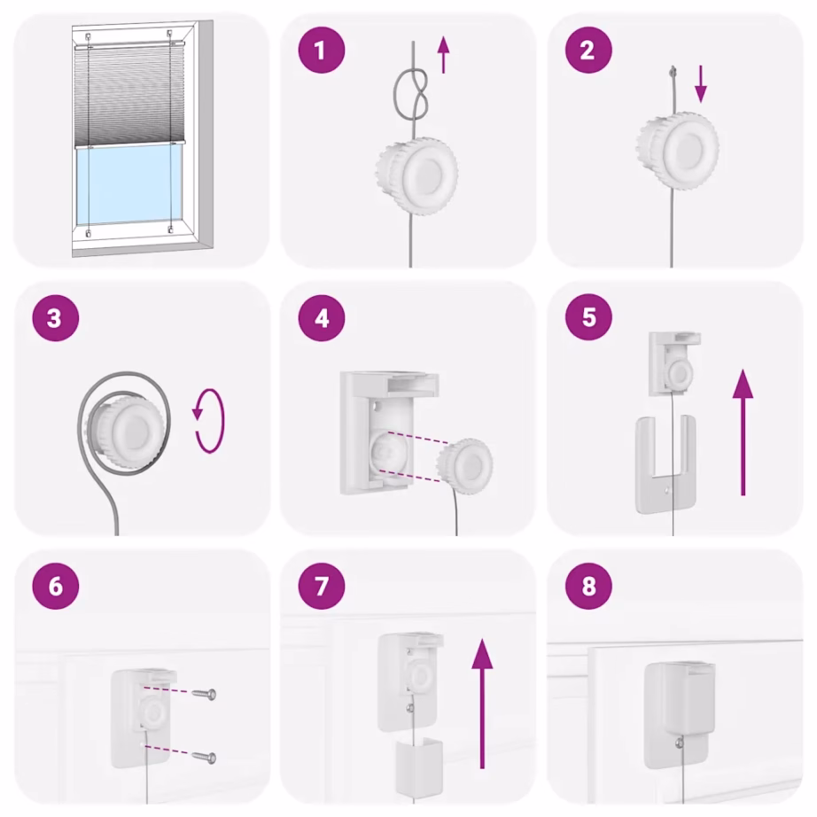 Plisseeritud ruloo privaatsuseks, helehall, 50 x 150 cm, kahe paigaldusviisiga – 7