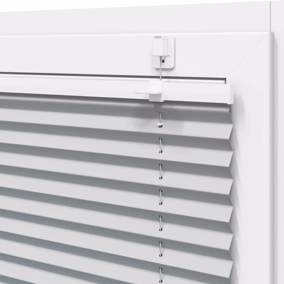 Plisseeritud ruloo privaatsuseks, helehall, 95 x 150 cm, kanga laius 94,4 cm – 10