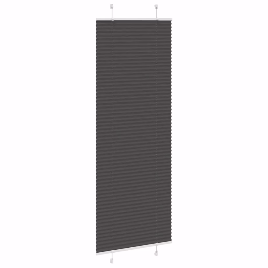 Plisseeritud ruloo, must, 70 x 200 cm, kanga laius 69,4 cm, 100% polüester – 3