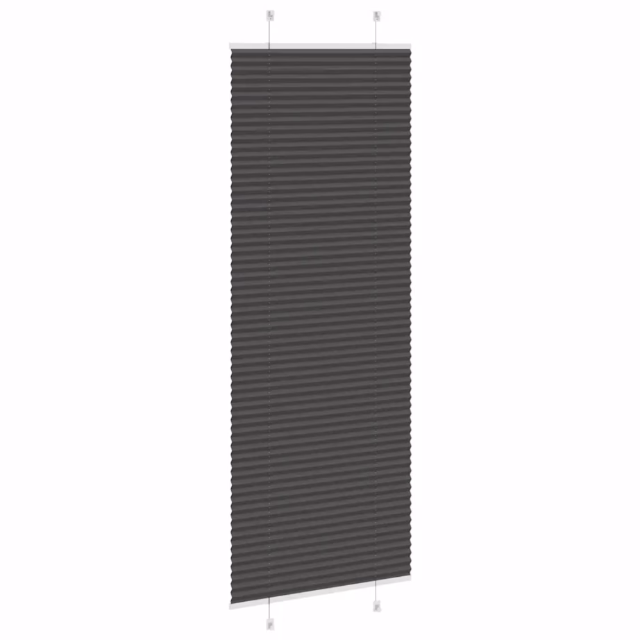 Plisseeritud ruloo, must, 70 x 200 cm, kanga laius 69,4 cm, 100% polüester – 4